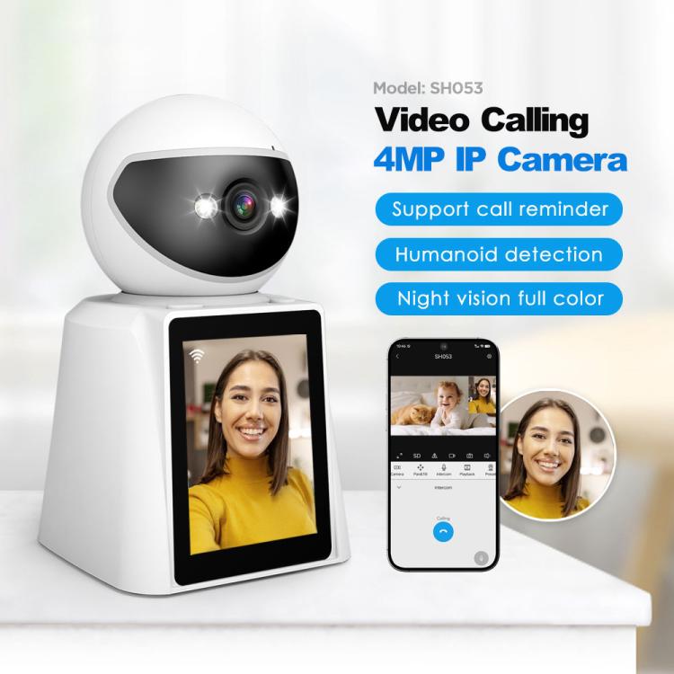 Srihome SH053 4MP 2.8 inch IPS Screen Smart Video Calling IP Camera Baby Monitor Srihome SH053 4MP 2.8 inch IPS Screen Smart Video Calling IP Camera Baby Monitor